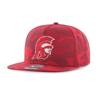 USC Trojans Men's 47 Brand Cardinal Tommy Head Tonal Camo Captain Dt Hat